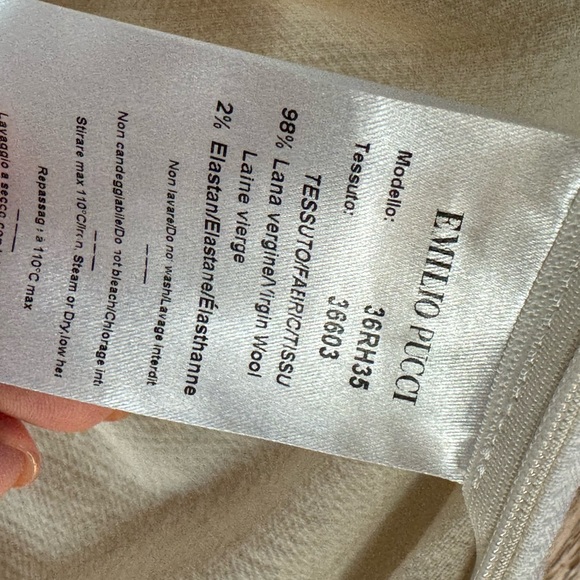 Emilio Pucci White Dress, size 38 - Picture 4 of 5